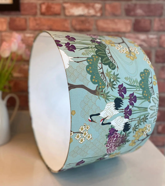 Sage Green Japanese Lamp Shade | 40cm