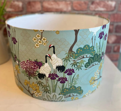 Sage Green Japanese Lamp Shade  | 40cm