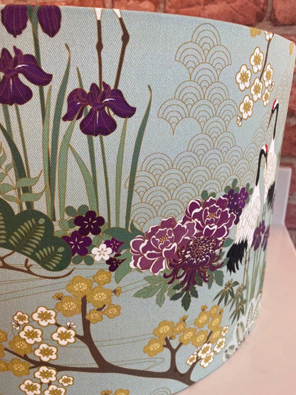 Sage Green Japanese Lamp Shade  | 40cm